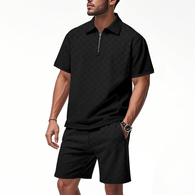 Summer Men's Loose Casual Simple Set