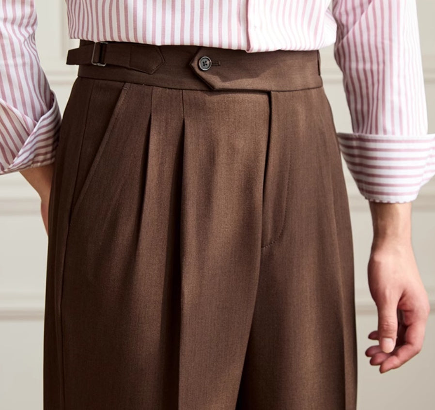 Versatile Casual Wide Leg High-waisted Trousers