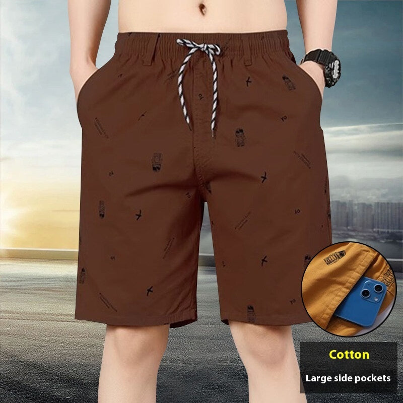 Summer Loose Cropped Pants Beach Casual