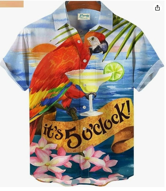 Men's Cardigan Plus Size Short Sleeve