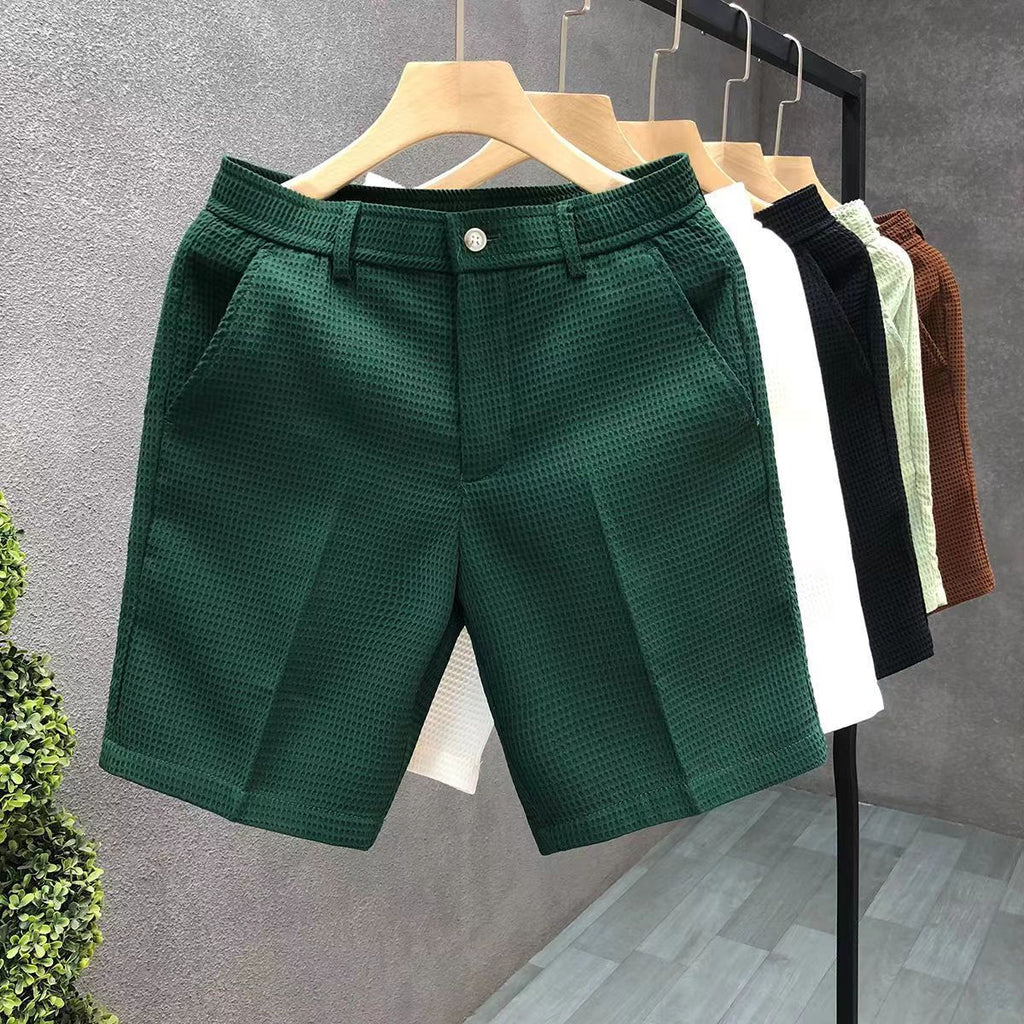 Summer New Thin Cropped Pants Fashion Outwear Slim Fit All-matching