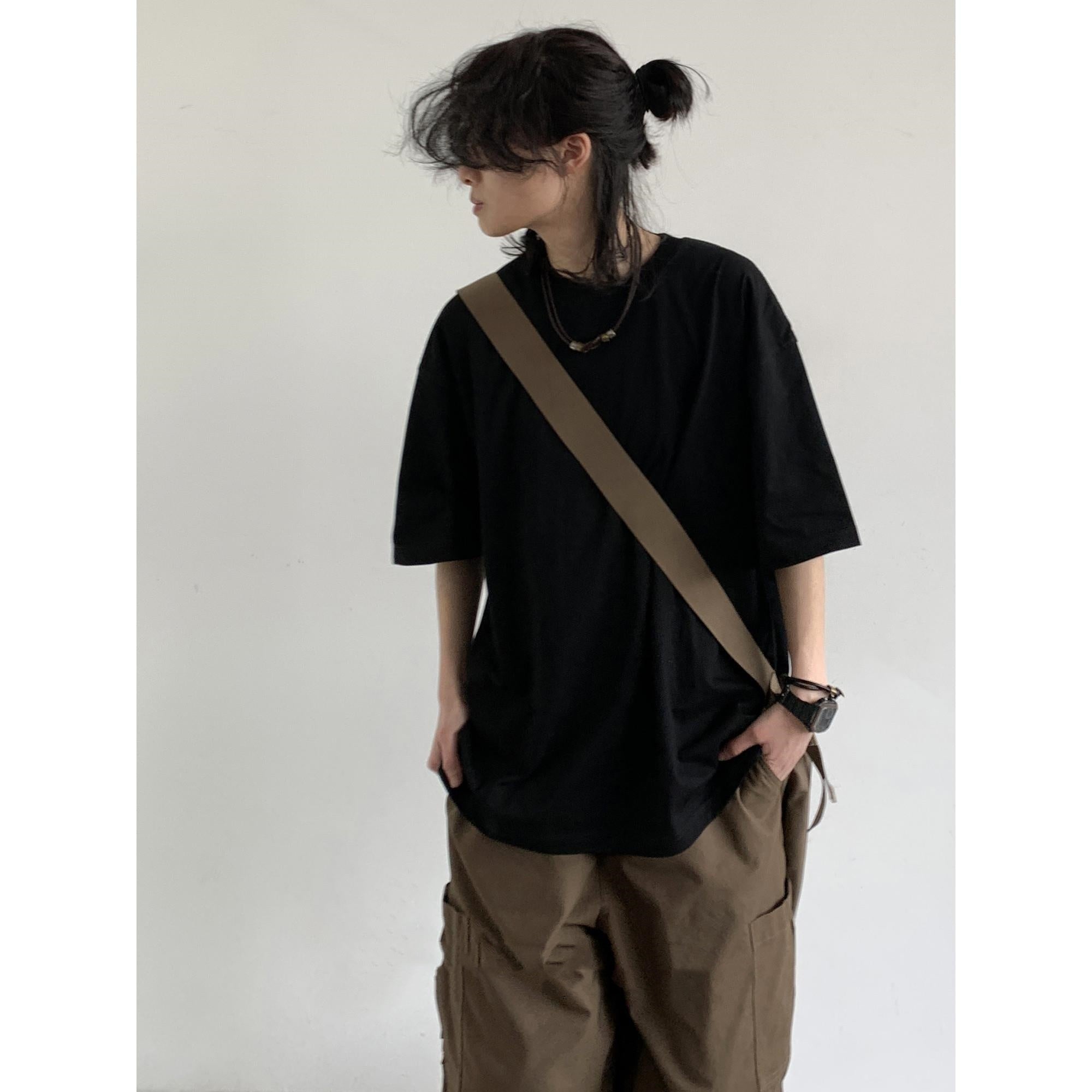 Short-sleeved T-shirt Men's Crew Neck Inner T-shirt