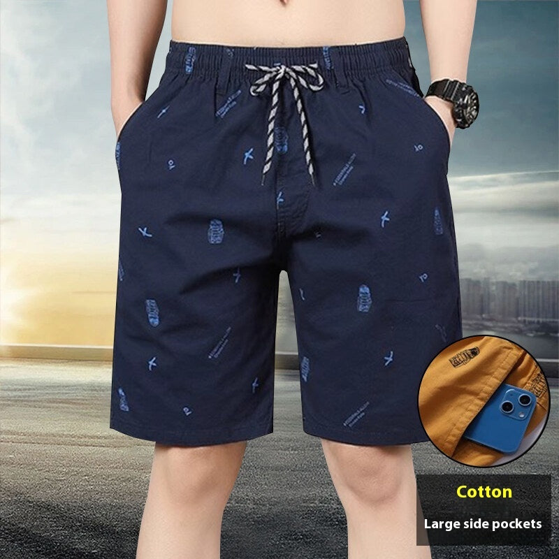 Summer Loose Cropped Pants Beach Casual