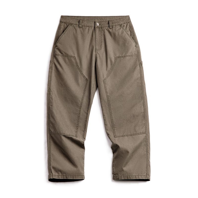 Fashion Retro Canvas Straight Casual Pants Men