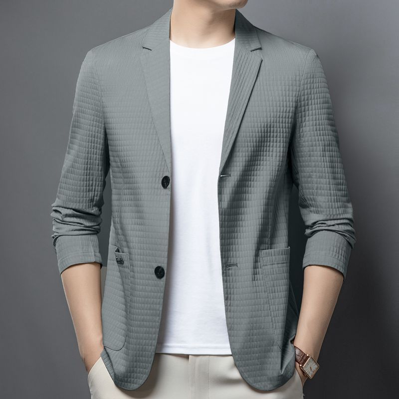 Young And Middle-aged Seamless Lightweight Breathable Casual Suit Top