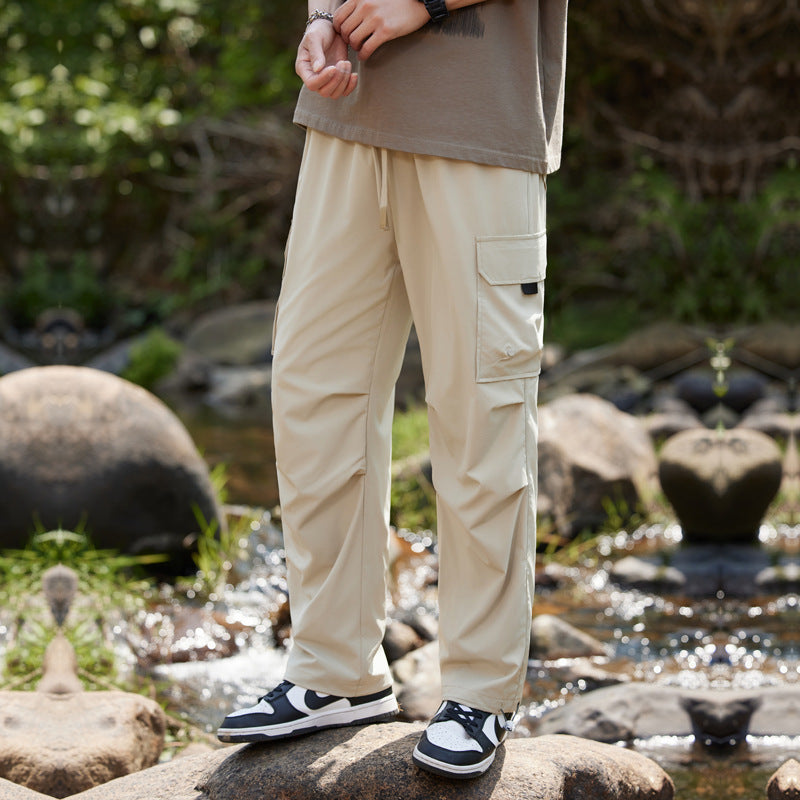 Rush Casual Pants Men's New Summer Quick-drying Men's Design Overalls