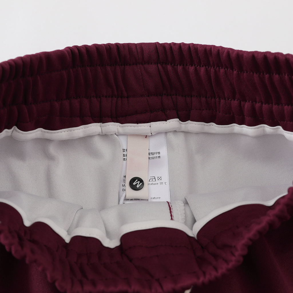 Retro Loose And Simple Color Collision Design Casual Trousers