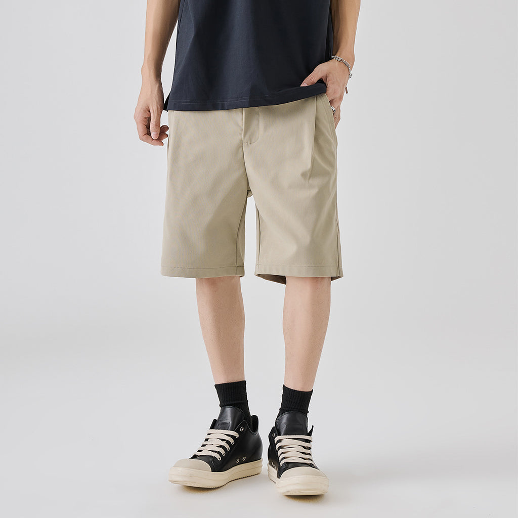 Summer Outdoor Wear Simple Straight Five Points Business Casual Trousers