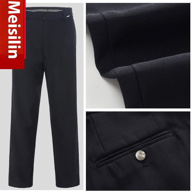 Security Pants Men's Black Spring And Autumn Uniform Work Pants