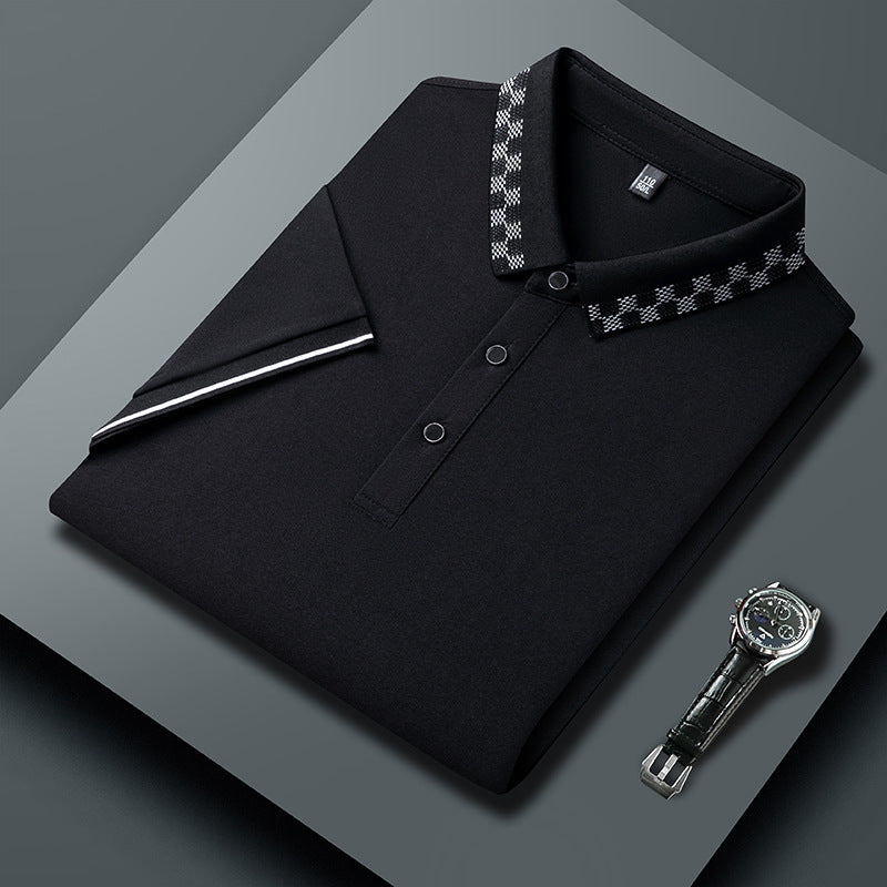 Men's Short-sleeved T-shirt Clothing For Middle-aged Dad Loose Casual