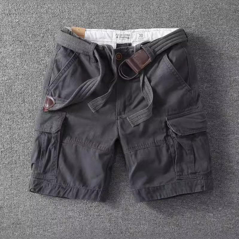 Retro Heavy Casual Overalls Pants