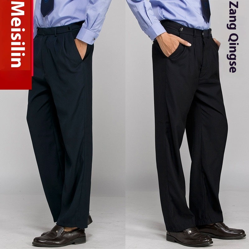 Security Pants Men's Black Spring And Autumn Uniform Work Pants