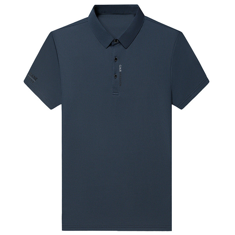 Waffle Short Sleeve Polo Shirt Men's