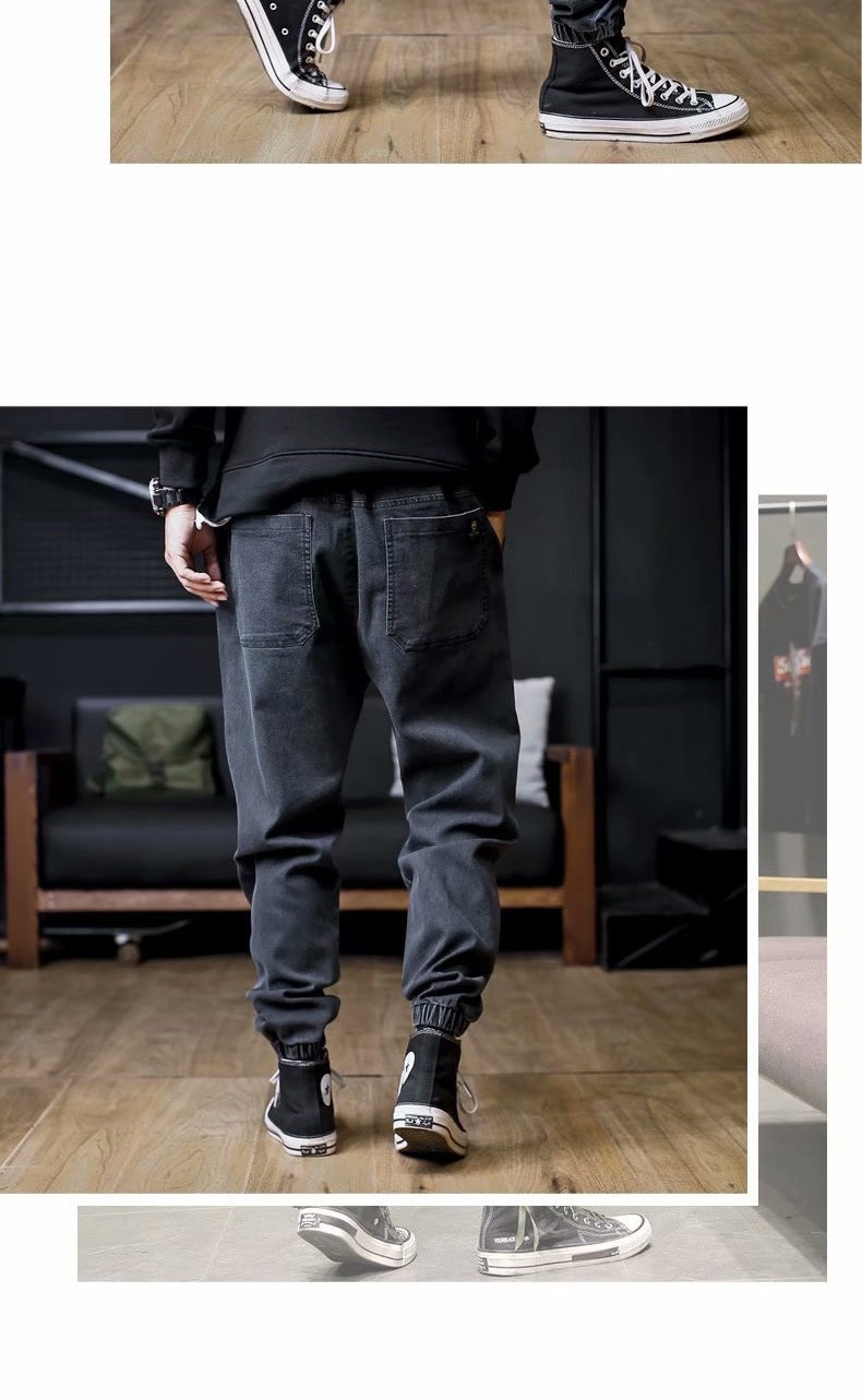 Summer Men's Harem Leisure Extra Large Oversized Jeans