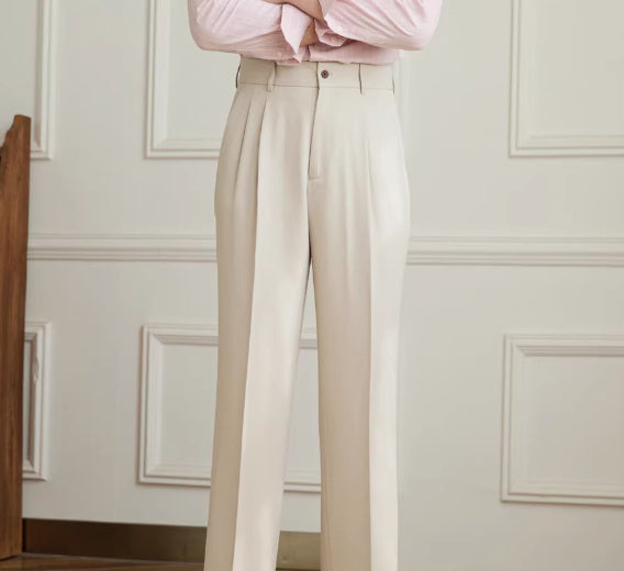 Versatile Casual Wide Leg High-waisted Trousers