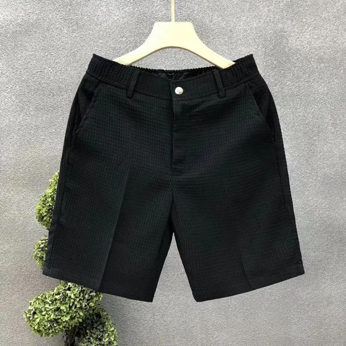 Summer New Thin Cropped Pants Fashion Outwear Slim Fit All-matching