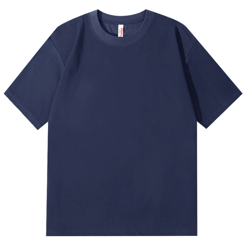 Ice Feeling Sorona Brushed T-shirt 220g American Round Neck Drop Shoulder