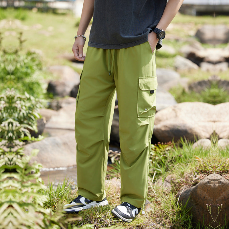 Rush Casual Pants Men's New Summer Quick-drying Men's Design Overalls