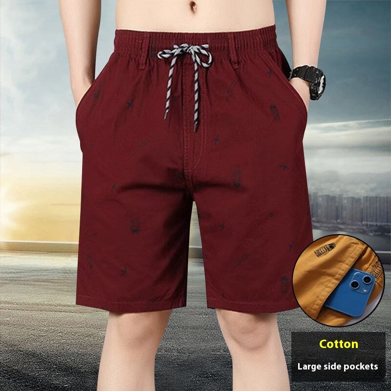 Summer Loose Cropped Pants Beach Casual