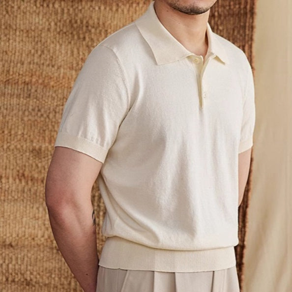 Summer Thin Men's Slim Casual Polo Shirt