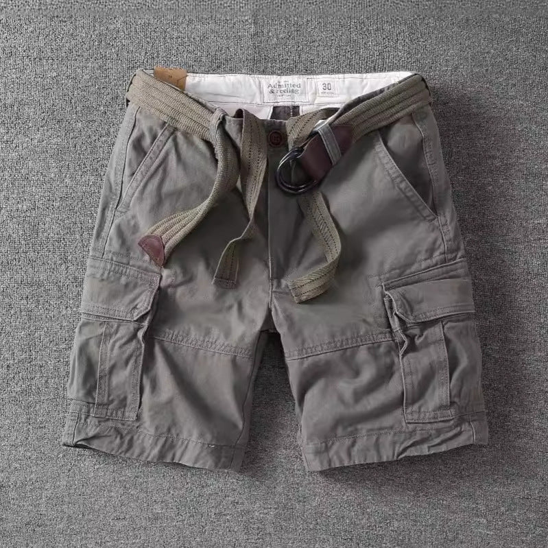 Retro Heavy Casual Overalls Pants