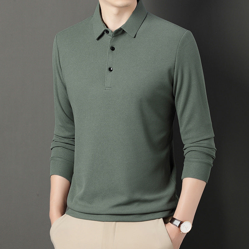 Men's Business Fashion And Leisure Long Sleeve T-shirt