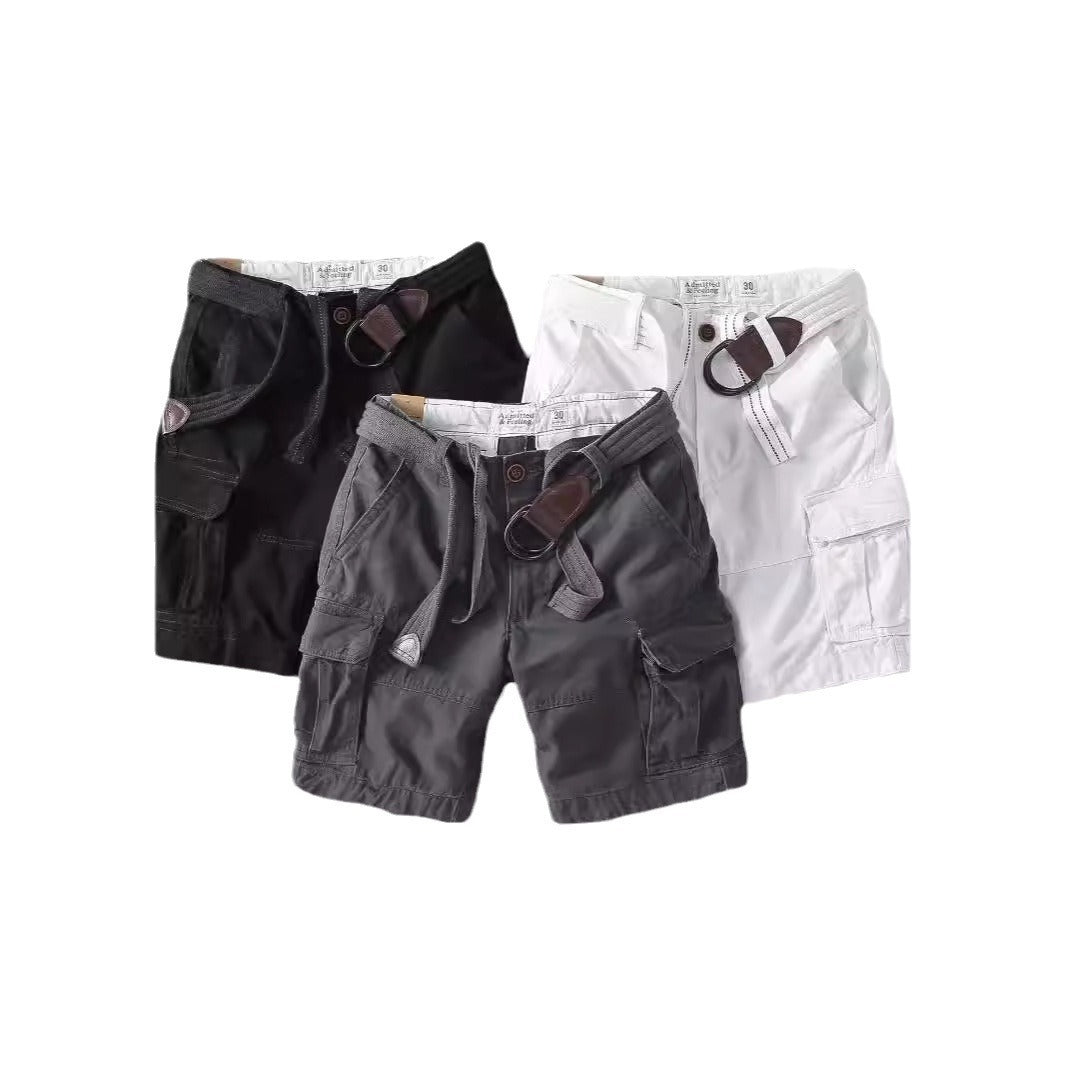 Retro Heavy Casual Overalls Pants