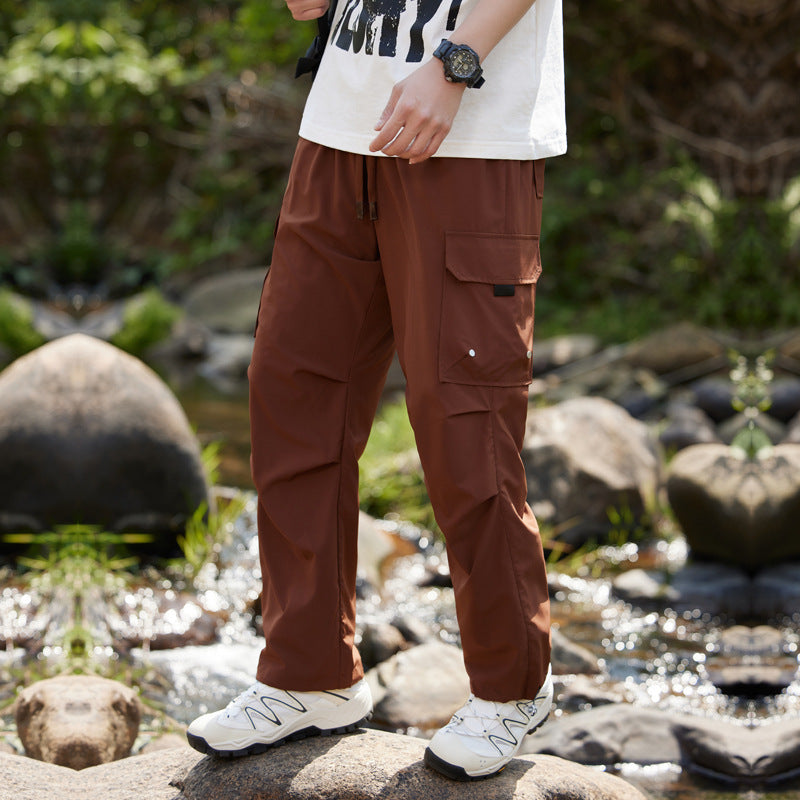 Rush Casual Pants Men's New Summer Quick-drying Men's Design Overalls