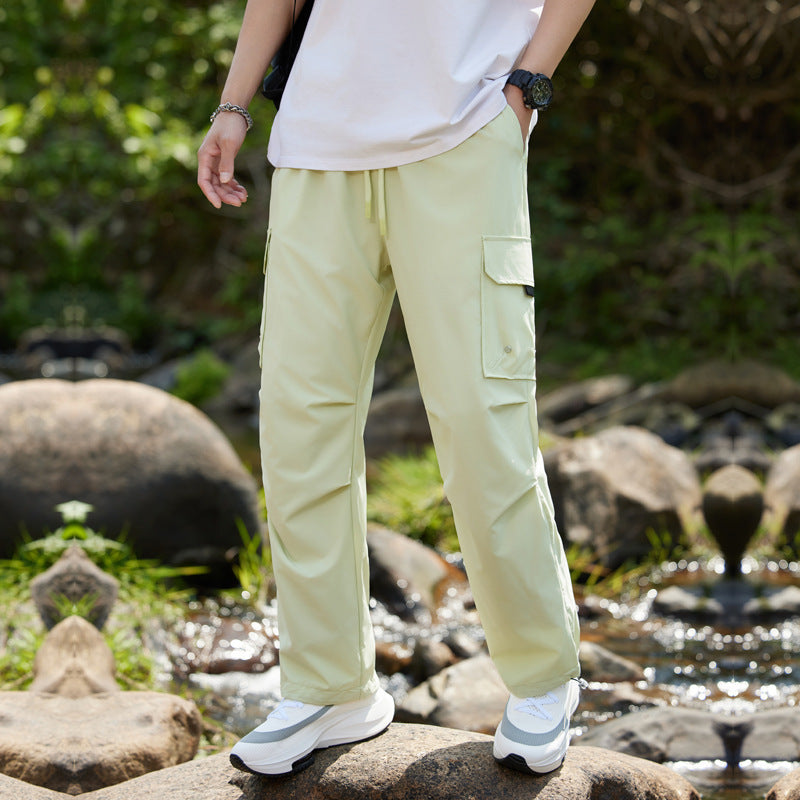 Rush Casual Pants Men's New Summer Quick-drying Men's Design Overalls