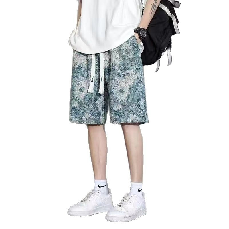 Summer Fashion Brand Fashionable Fifth Pants Male