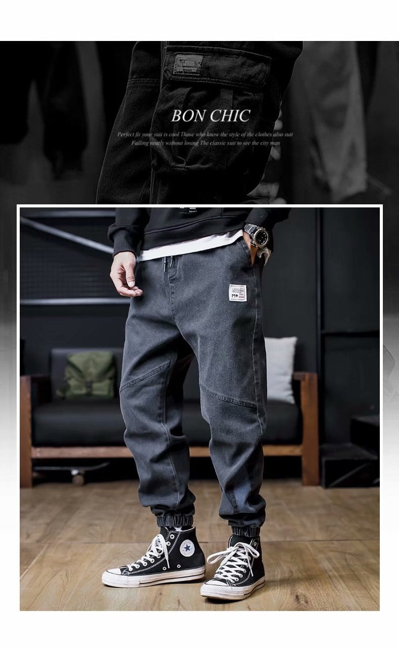 Summer Men's Harem Leisure Extra Large Oversized Jeans