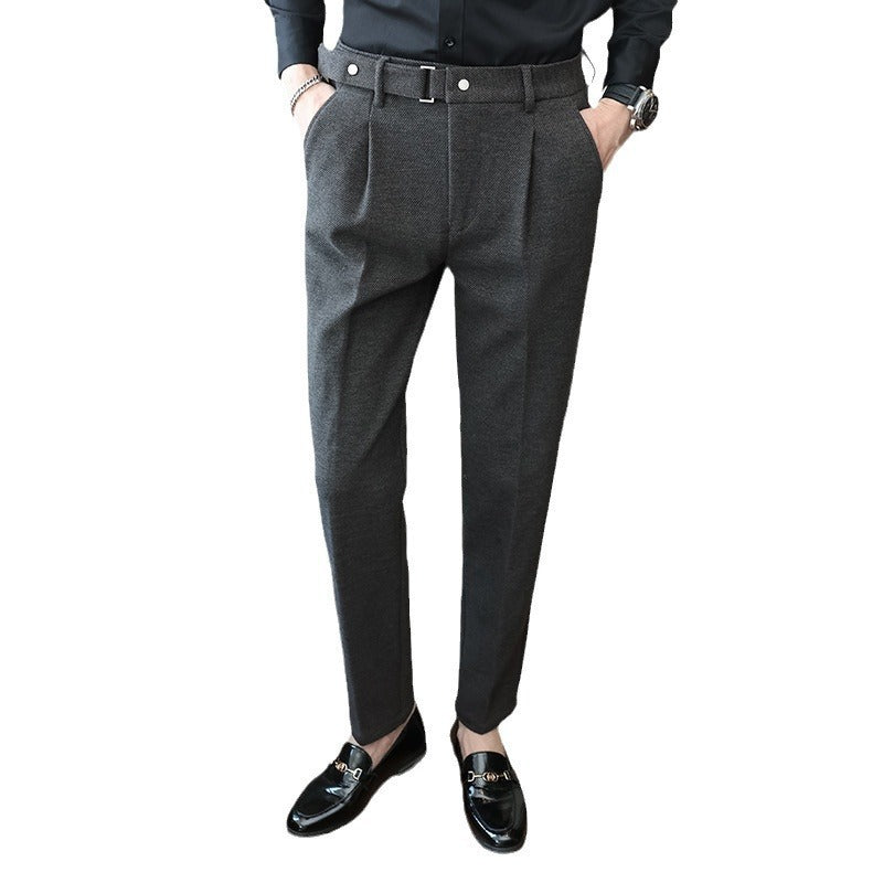 Suit Pants New Men's Thickened Casual Suit Pants