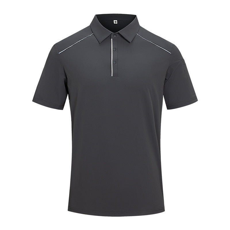 Light Luxury Polo Shirt Quick-drying Breathable Short Sleeved T-shirt