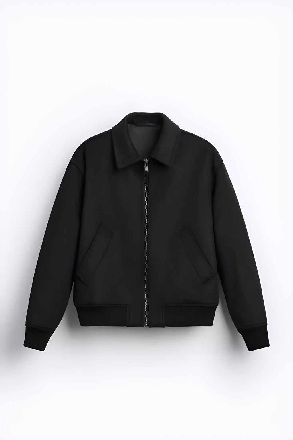 Wear Polo Collar Woolen Coat British Jacket Cardigan