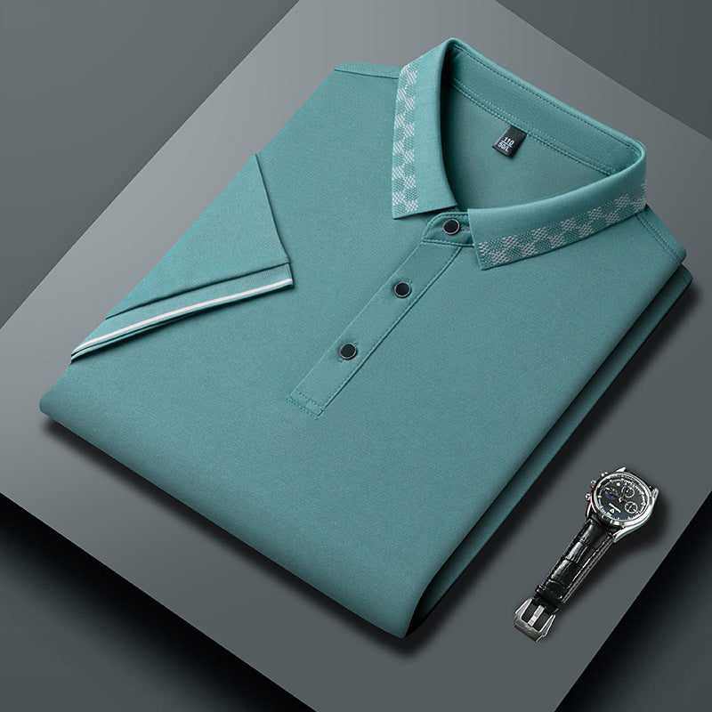 Men's Short-sleeved T-shirt Clothing For Middle-aged Dad Loose Casual