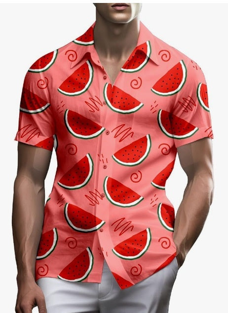 Men's Cardigan Plus Size Short Sleeve