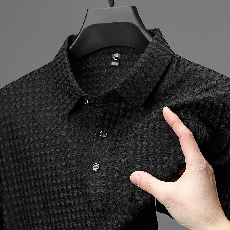 Men's Casual Fashion Half Sleeve Short Sleeve With Pocket