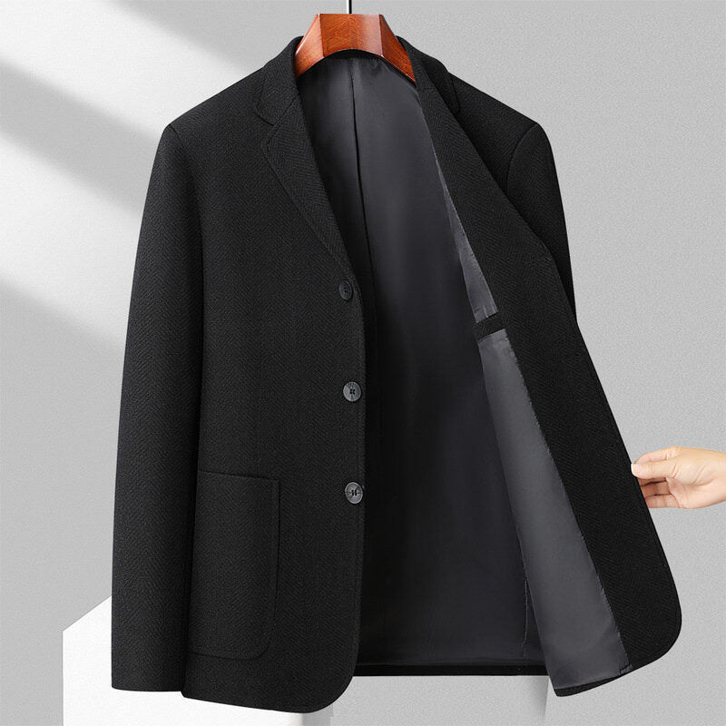 Spring And Autumn Men's New Suit Woolen Coat