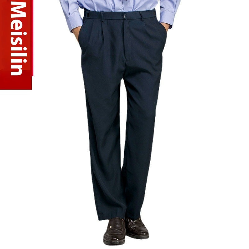 Security Pants Men's Black Spring And Autumn Uniform Work Pants
