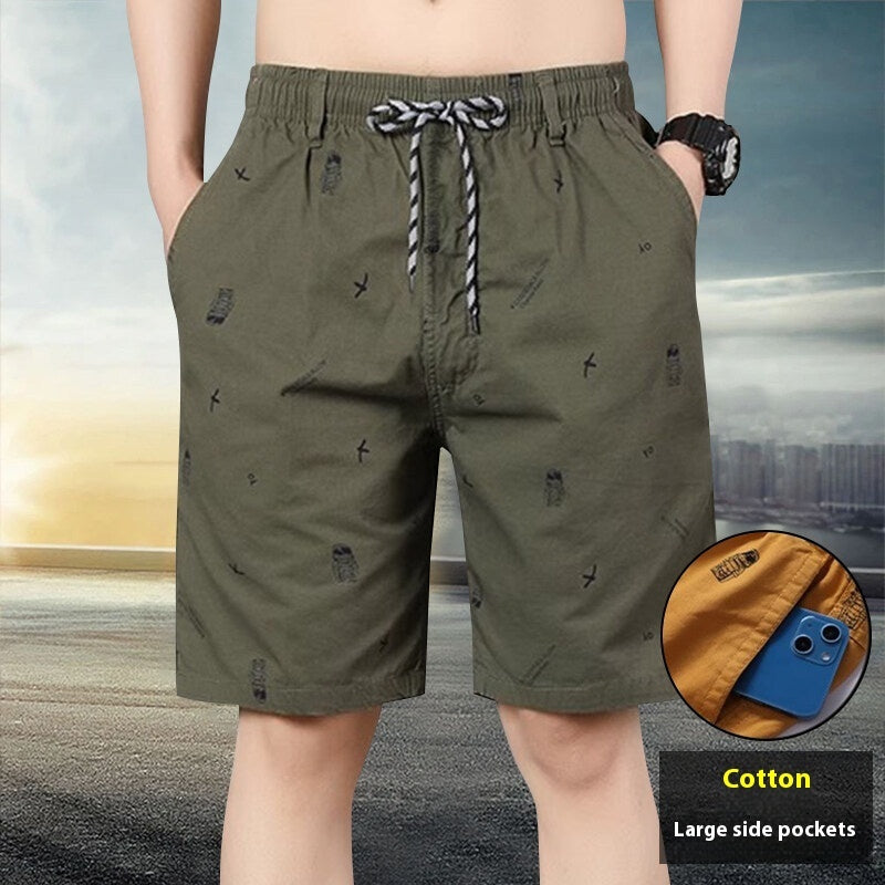 Summer Loose Cropped Pants Beach Casual