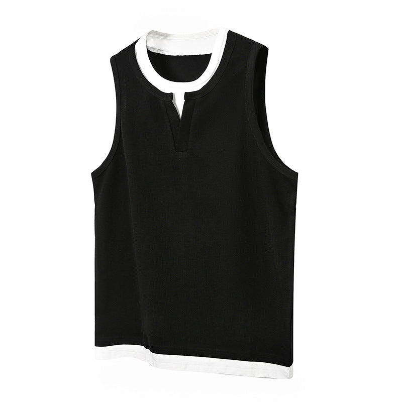 Summer Fashion Brand Loose Fitness Sports Vest