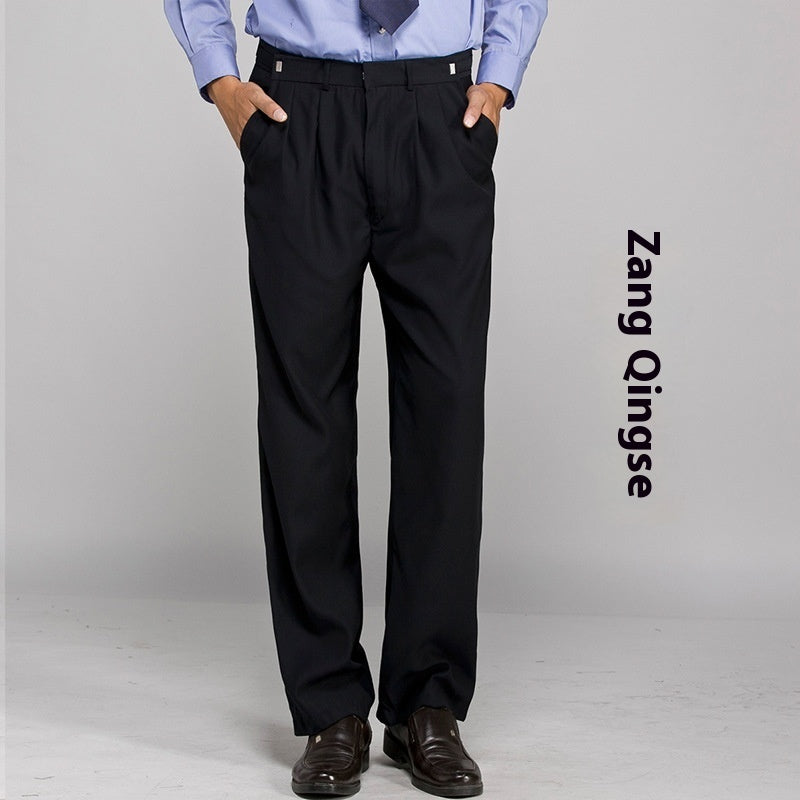 Security Pants Men's Black Spring And Autumn Uniform Work Pants