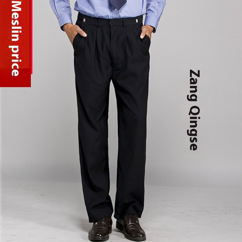 Security Pants Men's Black Spring And Autumn Uniform Work Pants