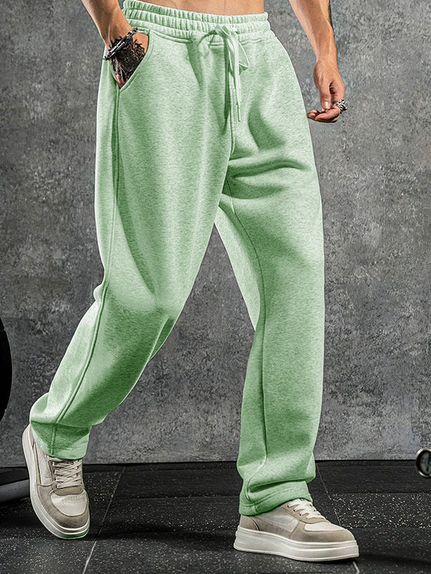 Men's European And American Solid Color Casual Pants