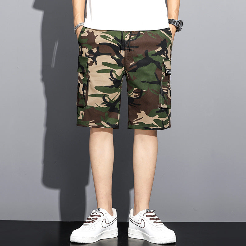 Summer Camouflage 5-point Workwear Shorts Men