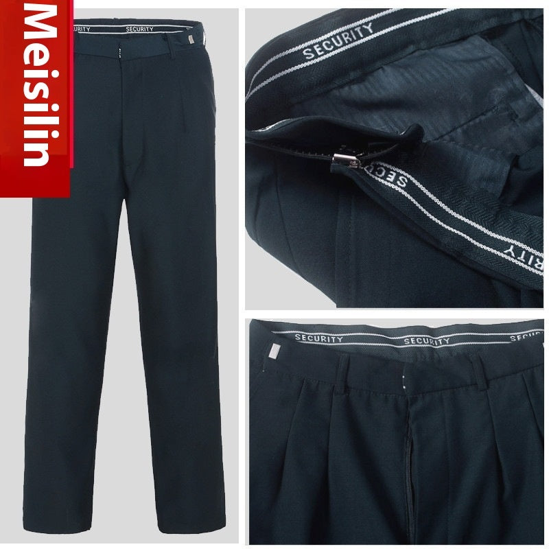 Security Pants Men's Black Spring And Autumn Uniform Work Pants