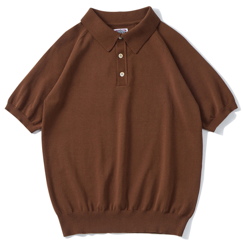 Retro Knitted Cotton Short-sleeved T-shirt