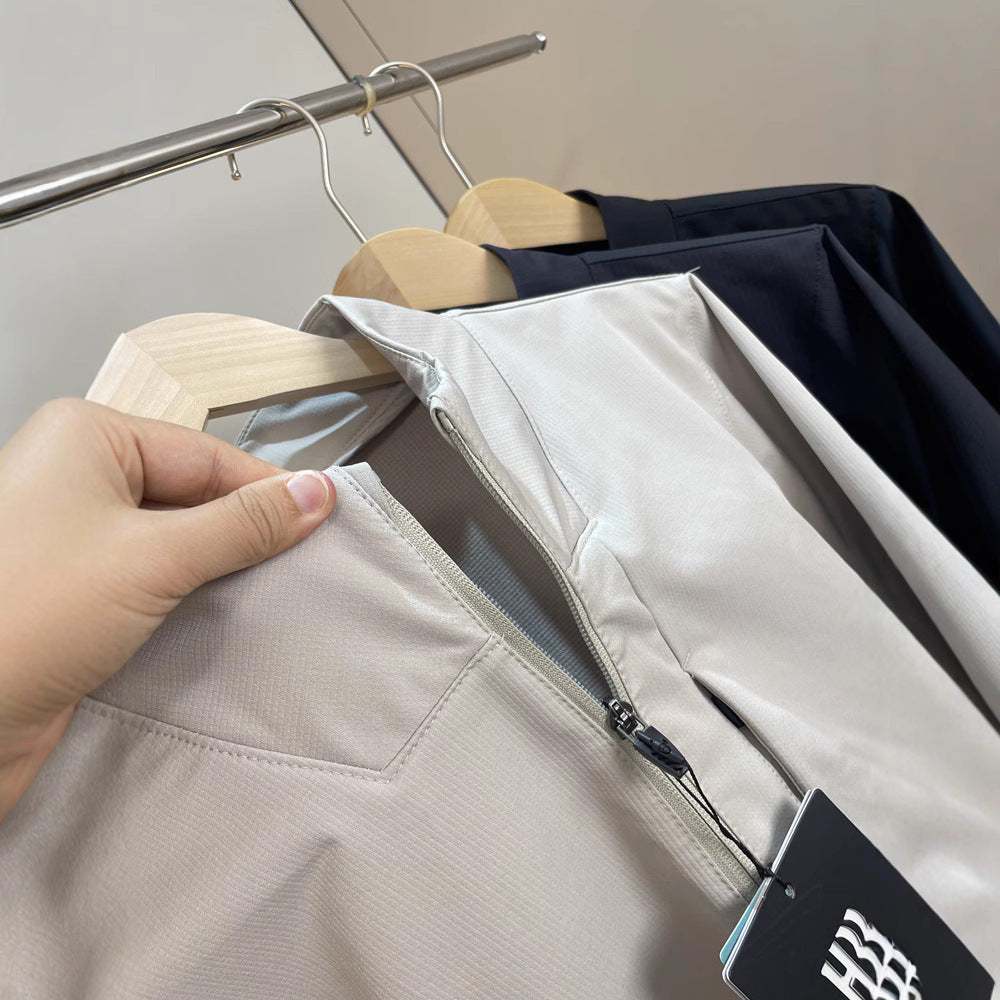 Stand Collar Sports Casual Jacket Coat For Men