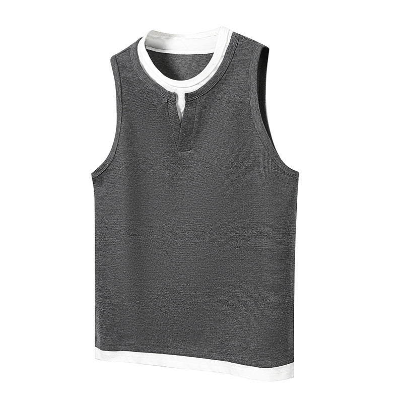 Summer Fashion Brand Loose Fitness Sports Vest