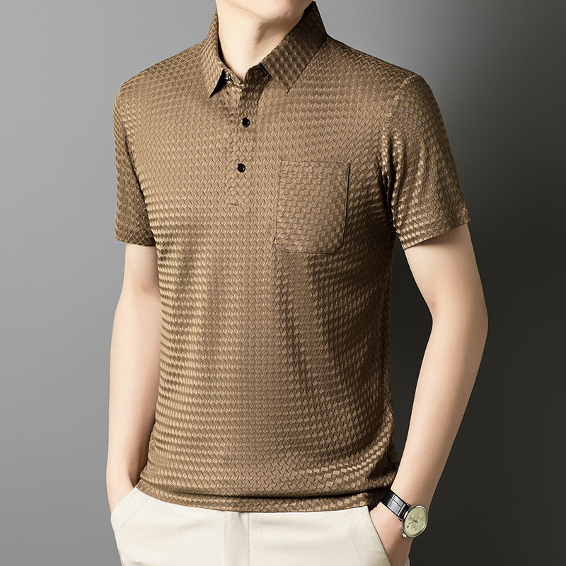 Men's Casual Fashion Half Sleeve Short Sleeve With Pocket